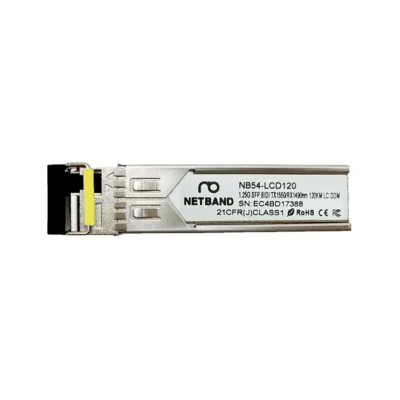 โซลูชัน Optical Transceiver (NETBAND) - 1.25G SFP โมดูลรับส่งสัญญาณใยแก้วนำแสงระยะไกลเพื่อเครือข่ายความเร็วสูง