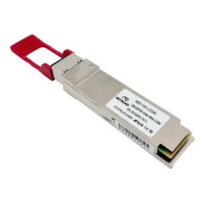 โซลูชัน Optical Transceiver (NETBAND) - 100G QSFP28 อุปกรณ์รับส่งสัญญาณไฟเบอร์ออปติกความเร็วสูงระยะไกล 40 กิโลเมตร