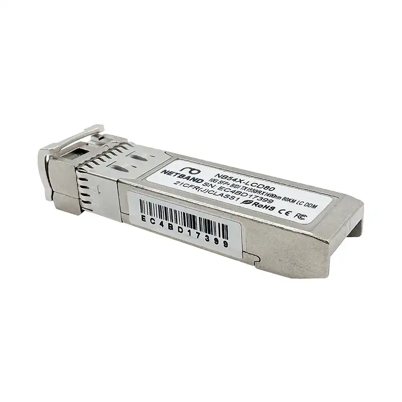 โซลูชัน Optical Transceiver (NETBAND) - 10G BIDI SFP+ โมดูลรับส่งสัญญาณไฟเบอร์ออปติกความเร็วสูงระยะไกล 80 กม.
