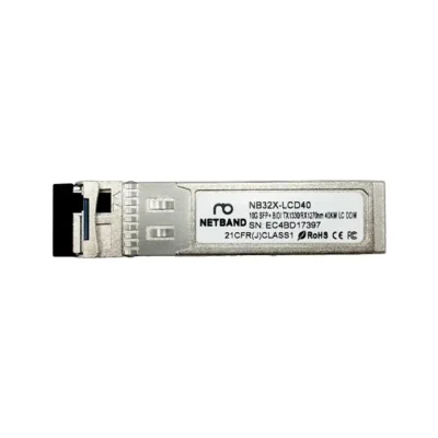 โซลูชัน Optical Transceiver (NETBAND) - 10G SFP+ อุปกรณ์รับส่งสัญญาณไฟเบอร์ออพติก NETBAND NB32X-LC40 ประสิทธิภาพสูง