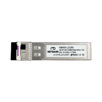 โซลูชัน Optical Transceiver (NETBAND) - Enterprise WiFi อุปกรณ์รับส่งสัญญาณไฟเบอร์ออฟติก 10G BIDI ระยะไกล 80 กม.