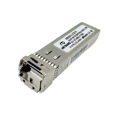 โซลูชัน Optical Transceiver (NETBAND) - 10G SFP+ อุปกรณ์รับส่งสัญญาณไฟเบอร์ออปติกความเร็วสูงสำหรับโครงสร้างพื้นฐานเครือข่าย