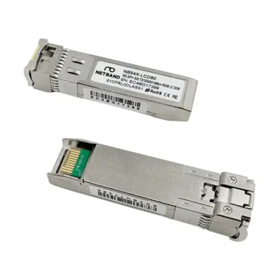 โซลูชัน Optical Transceiver (NETBAND) - 10G BIDI SFP+ โมดูลรับส่งสัญญาณความเร็วสูง 10Gbps ระยะทางไกล 80 กม.