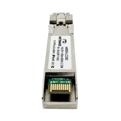 โซลูชัน Optical Transceiver (NETBAND) - 10G SFP+ อุปกรณ์รับส่งสัญญาณไฟเบอร์ออปติกความเร็วสูง 10G รุ่น NB55X-LCD80 รองรับระยะไกล 80 กม.
