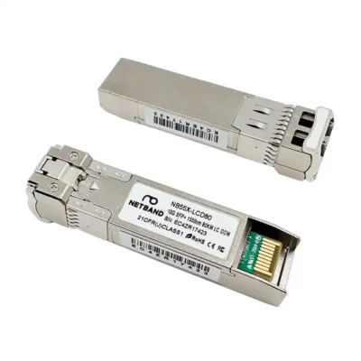 โซลูชัน Optical Transceiver (NETBAND) - 10G SFP+ โมดูลรับส่งสัญญาณแสงความเร็วสูง 10Gbps ระยะไกล 80 กิโลเมตร รองรับ DDM