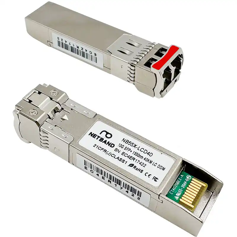 โซลูชัน Optical Transceiver (NETBAND) - 10G SFP+ โมดูลรับส่งสัญญาณแสงความเร็ว 10Gbps ระยะไกล 40 กิโลเมตร
