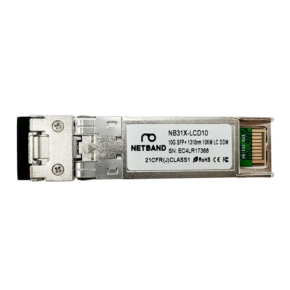 โซลูชัน Optical Transceiver (NETBAND) - 10G SFP+ อุปกรณ์รับส่งสัญญาณไฟเบอร์ออฟติกความเร็วสูงระยะ 10 กิโลเมตร