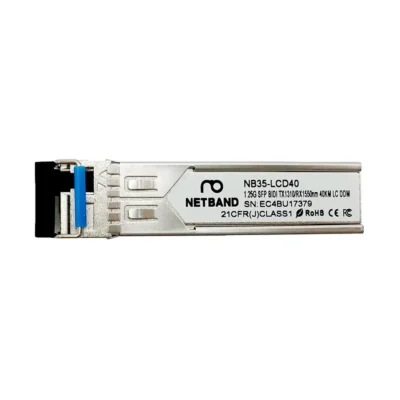 โซลูชัน Optical Transceiver (NETBAND) - 1G BIDI SFP โมดูลรับส่งสัญญาณใยแก้วนำแสงประสิทธิภาพสูงสำหรับเครือข่ายระยะไกล