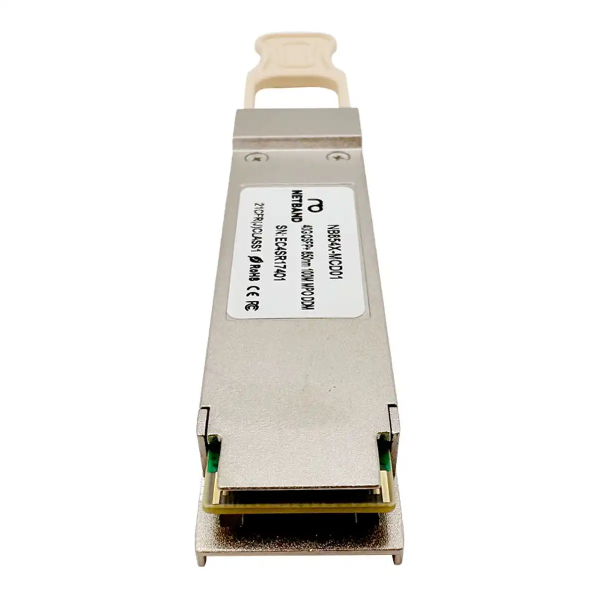 โซลูชัน Optical Transceiver (NETBAND) - 40G QSFP+ โมดูลรับส่งสัญญาณความเร็วสูงสำหรับการเชื่อมต่อเครือข่ายดาต้าเซ็นเตอร์