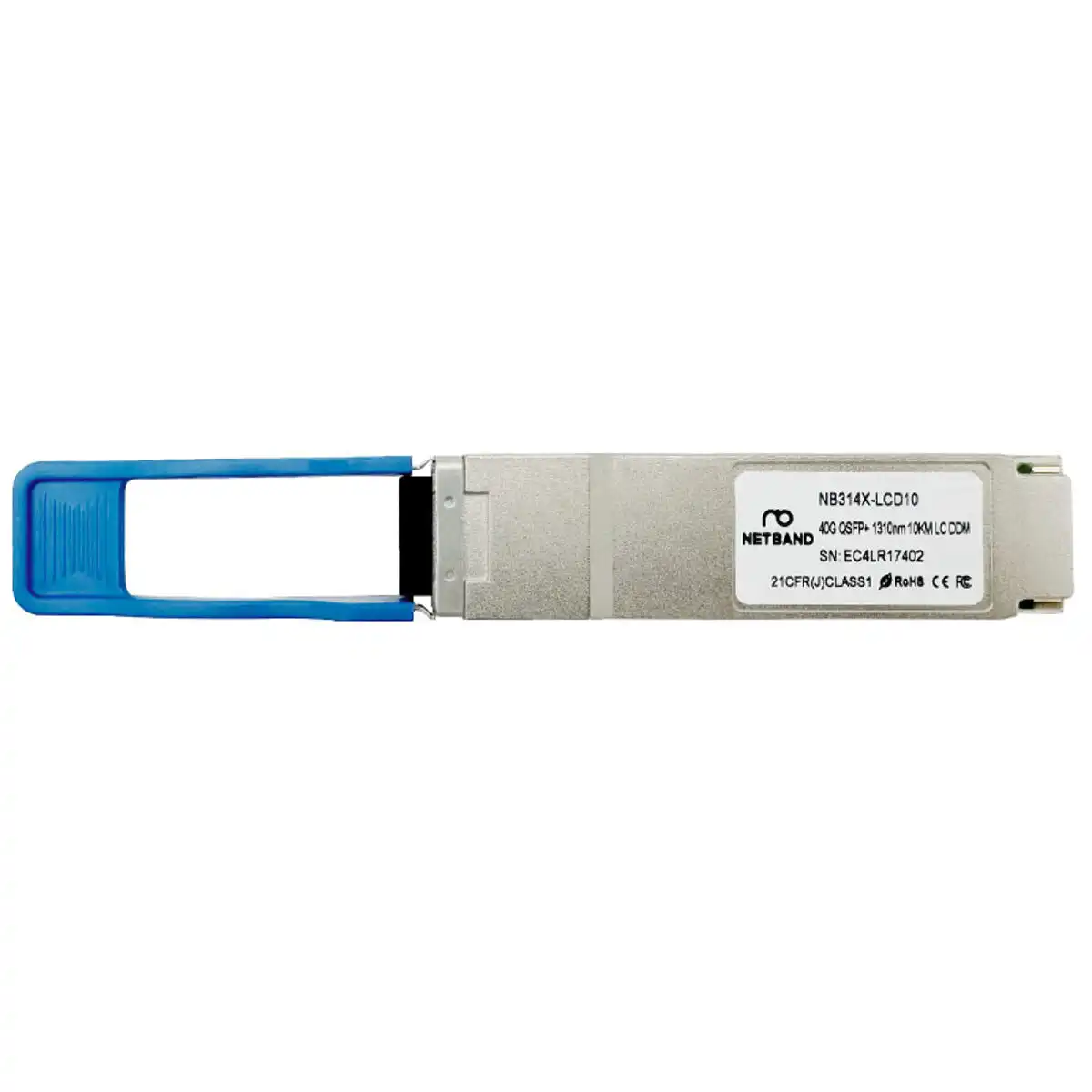 โซลูชัน Optical Transceiver (NETBAND) - 40G QSFP+ หัวรับส่งสัญญาณไฟเบอร์ออฟติกคุณภาพสูงสำหรับศูนย์ข้อมูล