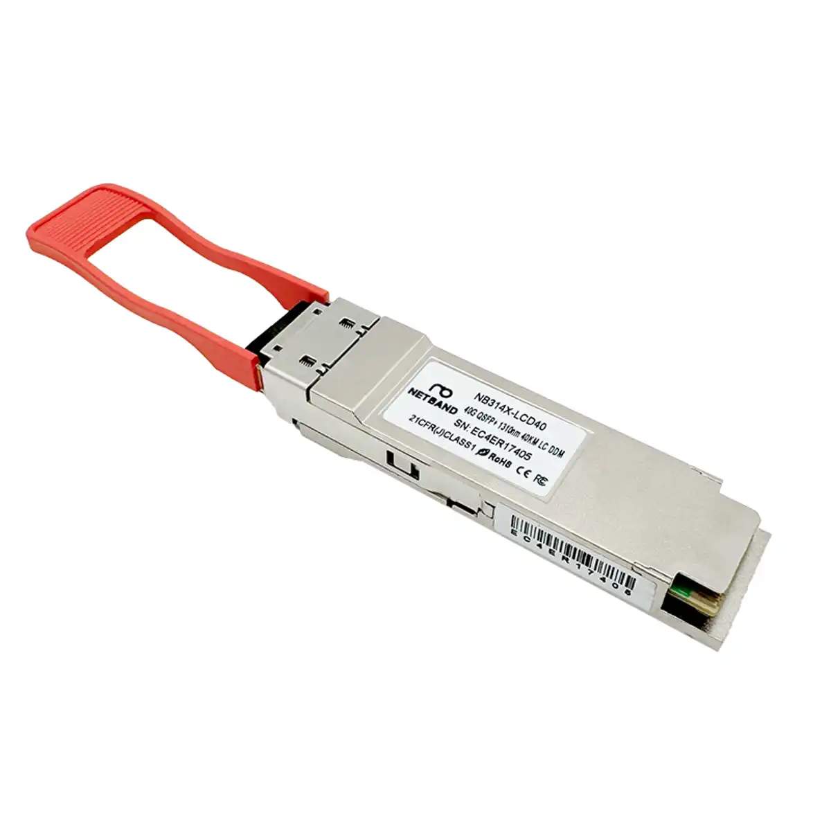 โซลูชัน Optical Transceiver (NETBAND) - 40G QSFP+ โมดูลรับส่งสัญญาณความเร็วสูง 40Gbps ระยะไกล 40 กิโลเมตร ประสิทธิภาพสูง