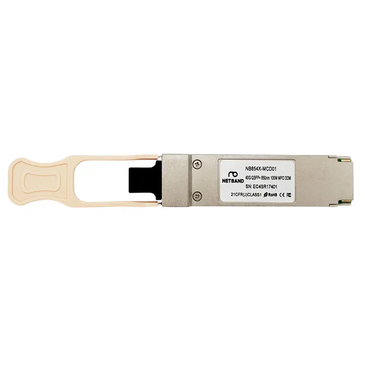 โซลูชัน Optical Transceiver (NETBAND) - 40G QSFP+ หัวรับส่งสัญญาณความเร็วสูงสำหรับการเชื่อมต่อเครือข่ายศูนย์ข้อมูลระดับองค์กร