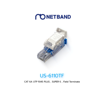 US-6110TF (LINK) CAT6A UTP RJ45 Plug SUPER-S Field Terminate