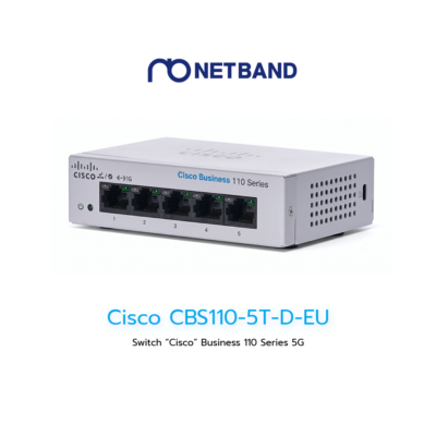Cisco CBS110-5T-D-EU 5-Port Gigabit Unmanaged Switch