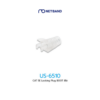 CAT 5E Locking Plug BOOT US-6510 สีใส