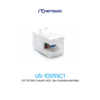CAT 5E RJ45 Colorful JACK US-1005SC1 สีขาวมีฝากันฝุ่น