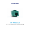 CAT 5E RJ45 Colorful JACK US-1005SC3 สีเขียวมีฝากันฝุ่น