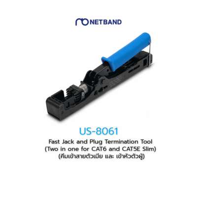 Fast Jack and Plug Termination Tool US-8061