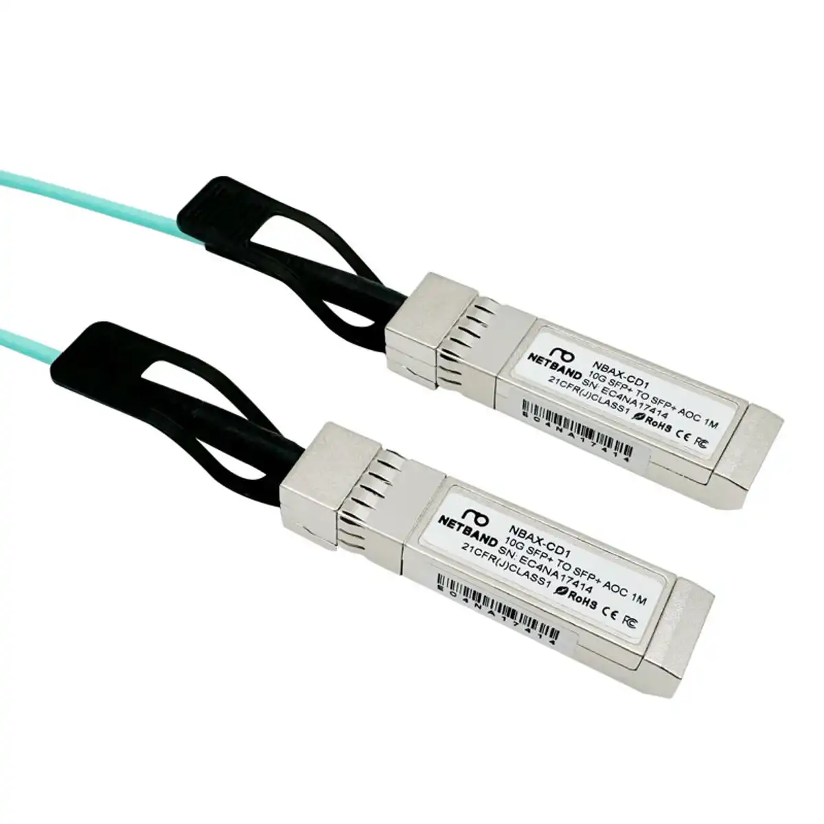 โซลูชัน Network Infrastructure - Enterprise WiFi สาย NETBAND 10G SFP+ AOC Cable ประสิทธิภาพสูงสำหรับการเชื่อมต่อเครือข่าย