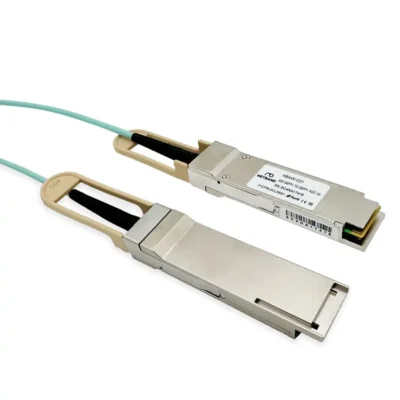 โซลูชัน Optical Transceiver (NETBAND) - Enterprise WiFi สายนำสัญญาณความเร็วสูง 40G QSFP+ AOC สำหรับเชื่อมต่อระบบเครือข่าย