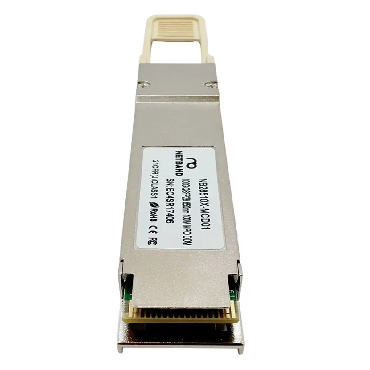 โซลูชัน Optical Transceiver (NETBAND) - 10G SFP+ โมดูลรับส่งสัญญาณไฟเบอร์ออปติกความเร็วสูงประสิทธิภาพสูงสำหรับดาต้าเซ็นเตอร์
