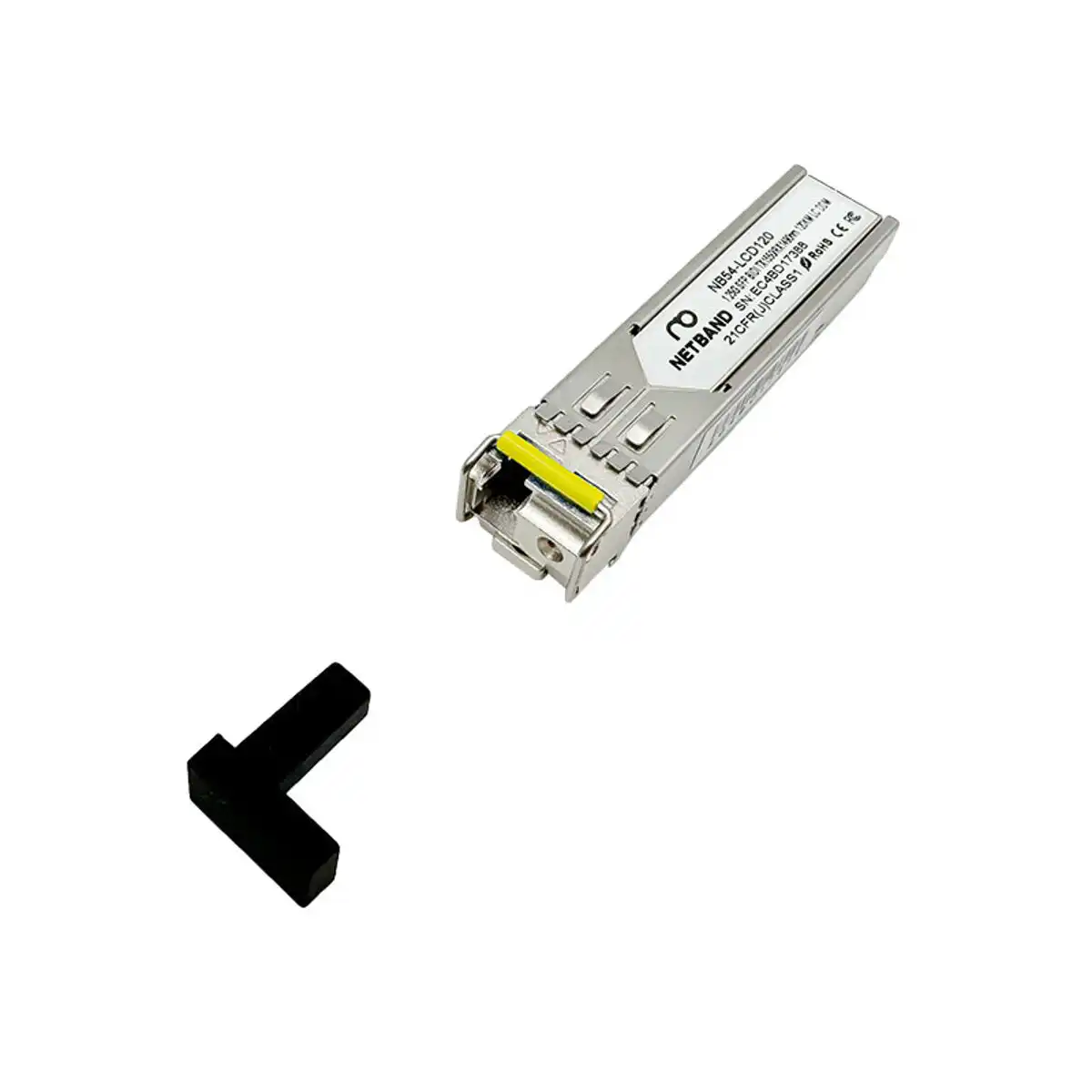 โซลูชัน Optical Transceiver (NETBAND) - 1.25G SFP อุปกรณ์รับส่งสัญญาณไฟเบอร์ออพติก BIDI ระยะไกล 120 กม.