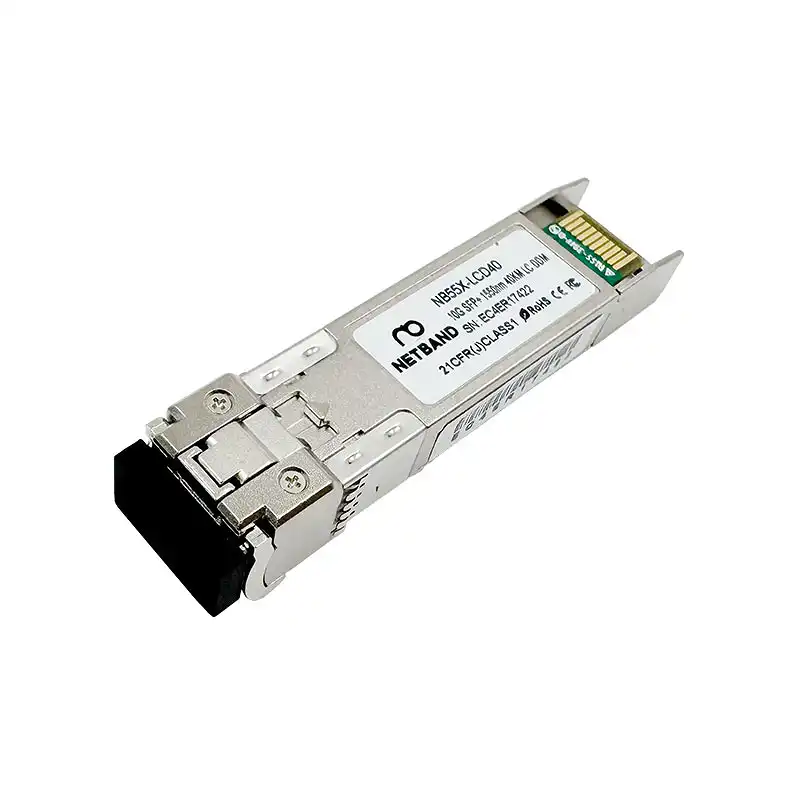 โซลูชัน Optical Transceiver (NETBAND) - 10G SFP+ อุปกรณ์รับส่งสัญญาณไฟเบอร์ออปติกความเร็วสูง 10G ระยะ 40 กม.