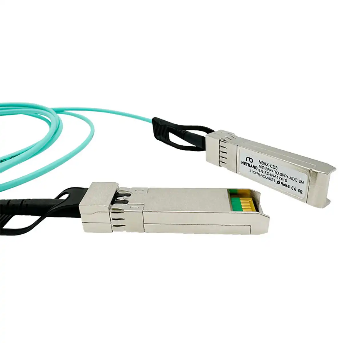 โซลูชัน Network Infrastructure - Enterprise WiFi สาย Active Optical Cable 10G SFP+ คุณภาพสูงสำหรับการเชื่อมต่อความเร็วสูง