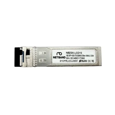 โซลูชัน Optical Transceiver (NETBAND) - 1.25G SFP โมดูลรับส่งสัญญาณไฟเบอร์ออปติกความเร็วสูงสำหรับระบบเครือข่ายองค์กร