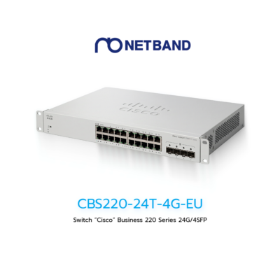 Cisco CBS220-24T-4G-EU (Smart Switch 24 Port + 4 SFP)