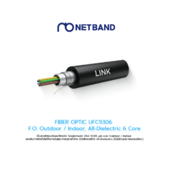 Fiber Optic UFC9306 F.O. Outdoor / Indoor, All-Dielectric 6 Core, LSZH-FR, OS2 4,000 M.