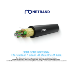 Fiber Optic UFC9324M F.O. Outdoor / Indoor, All-Dielectric 24 Core, LSZH-FR, OS2, Multi-Tube 4,000 M.