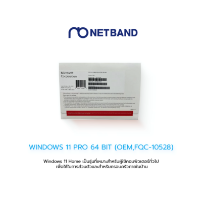 WINDOWS 11 PRO 64 BIT (OEM,FQC-10528)