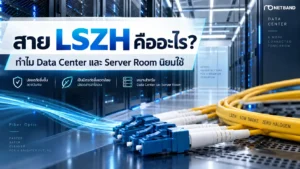 สาย LSZH สำหรับ Data Center และ Server Room พร้อมสาย Fiber Optic NETBAND