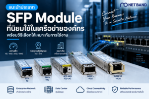 SFP Module สำหรับเครือข่ายองค์กร NETBAND รุ่น SFP SFP+ QSFP+ และ QSFP28