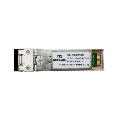 โซลูชัน Optical Transceiver (NETBAND) - 10G SFP+ อุปกรณ์รับส่งสัญญาณไฟเบอร์ออฟติกความเร็วสูง 10G ระยะ 10 กิโลเมตร