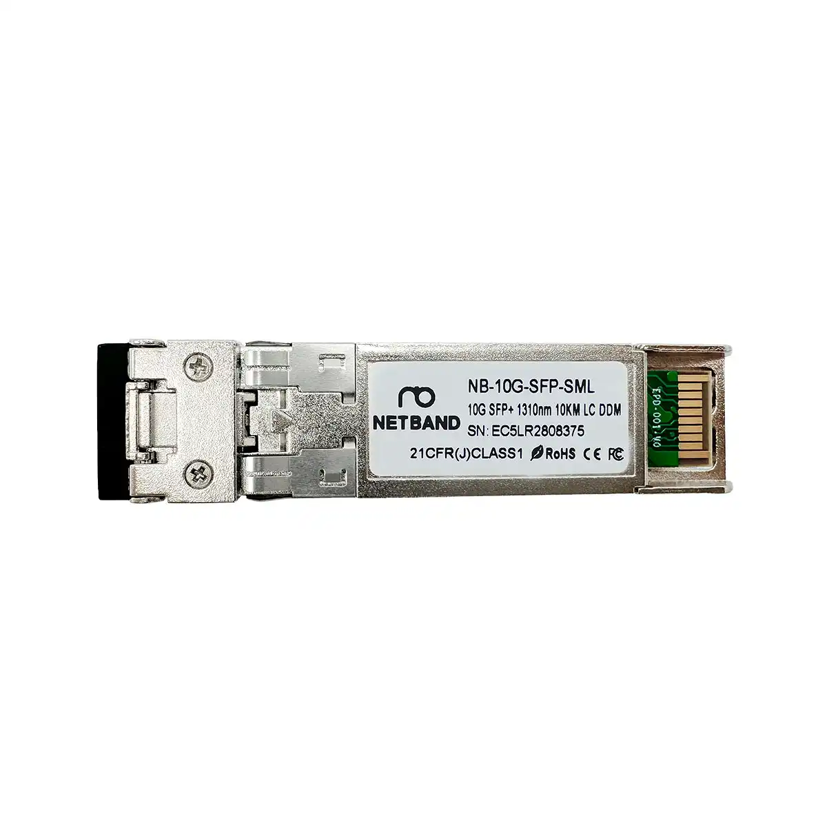 โซลูชัน Optical Transceiver (NETBAND) - 10G SFP+ อุปกรณ์รับส่งสัญญาณไฟเบอร์ออฟติกความเร็วสูง 10G ระยะ 10 กิโลเมตร