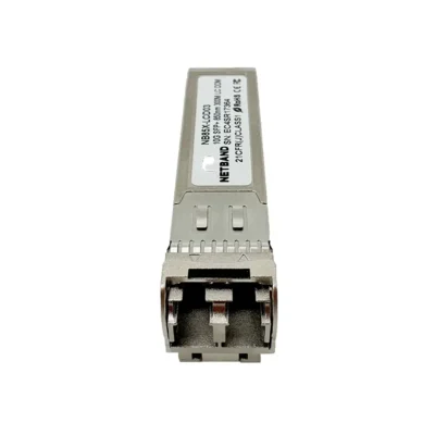 โซลูชัน Optical Transceiver (NETBAND) - 10G SFP+ โมดูลรับส่งสัญญาณแสงความเร็วสูง 10Gbps ระยะ 300 เมตร สำหรับเครือข่ายองค์กร