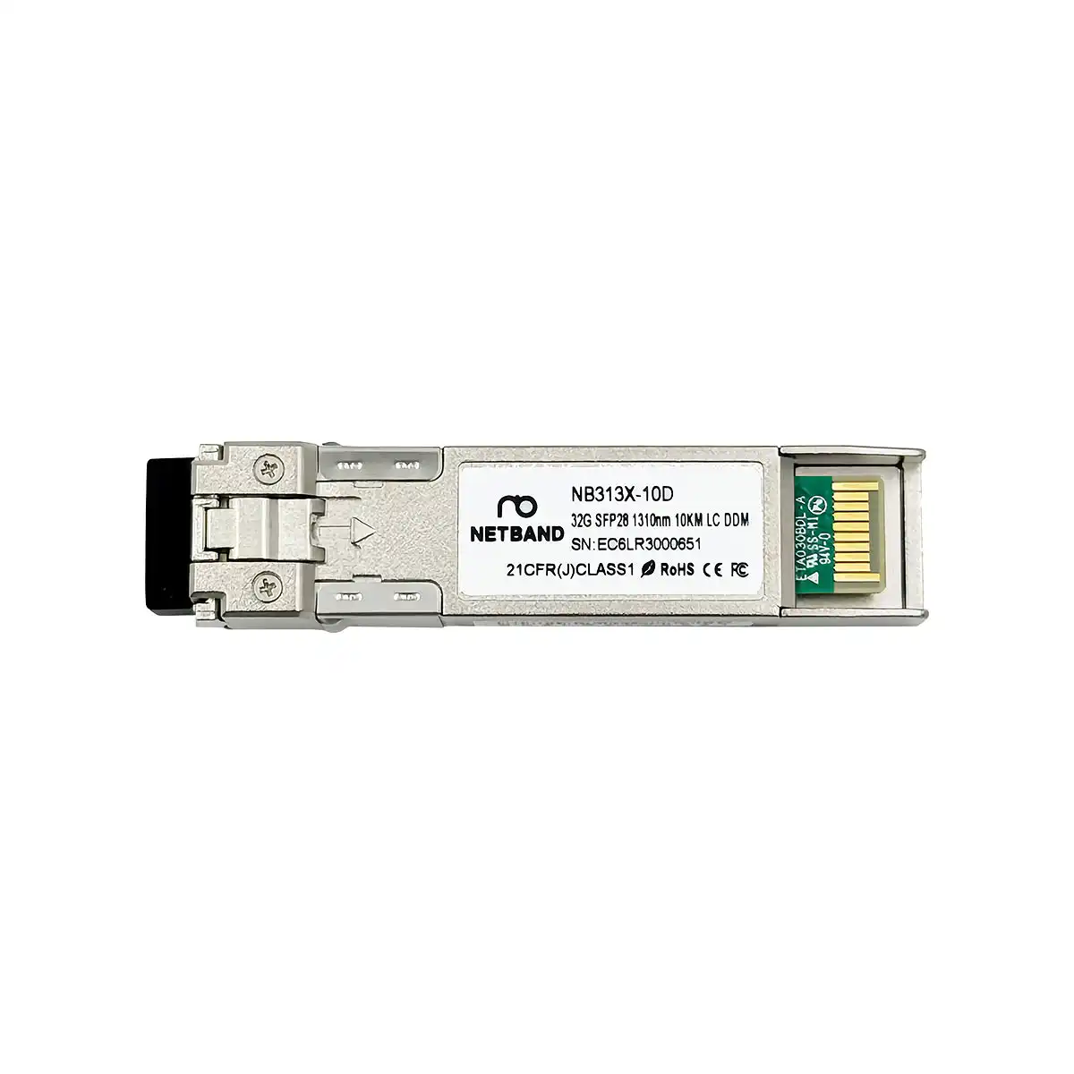 โซลูชัน Optical Transceiver (NETBAND) - 32G FC SFP28 อุปกรณ์รับส่งสัญญาณความเร็วสูงสำหรับการเชื่อมต่อโครงข่าย Fibre Channel