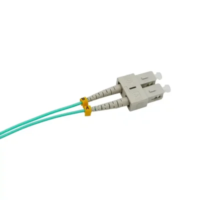 โซลูชัน Fiber Optic Cabling - Fiber Patch Cord สายไฟเบอร์ออปติก LC to SC แบบดูเพล็กซ์สำหรับเชื่อมต่ออุปกรณ์เครือข่ายความเร็วสูง