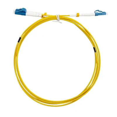 โซลูชัน Fiber Optic Cabling - Fiber Patch Cord สายสัญญาณไฟเบอร์ออปติก OS2 Singlemode หัวเชื่อมต่อแบบ LC-LC คุณภาพสูง