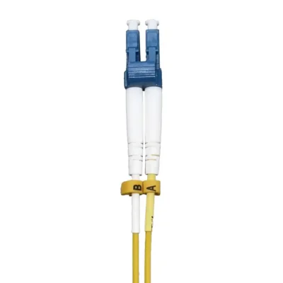 โซลูชัน Fiber Optic Cabling - Fiber Patch Cord สายแพทช์คอร์ดไฟเบอร์ออฟติกชนิดดูเพล็กซ์หัว LC-LC โหมดเดี่ยว (OS2) คุณภาพสูง
