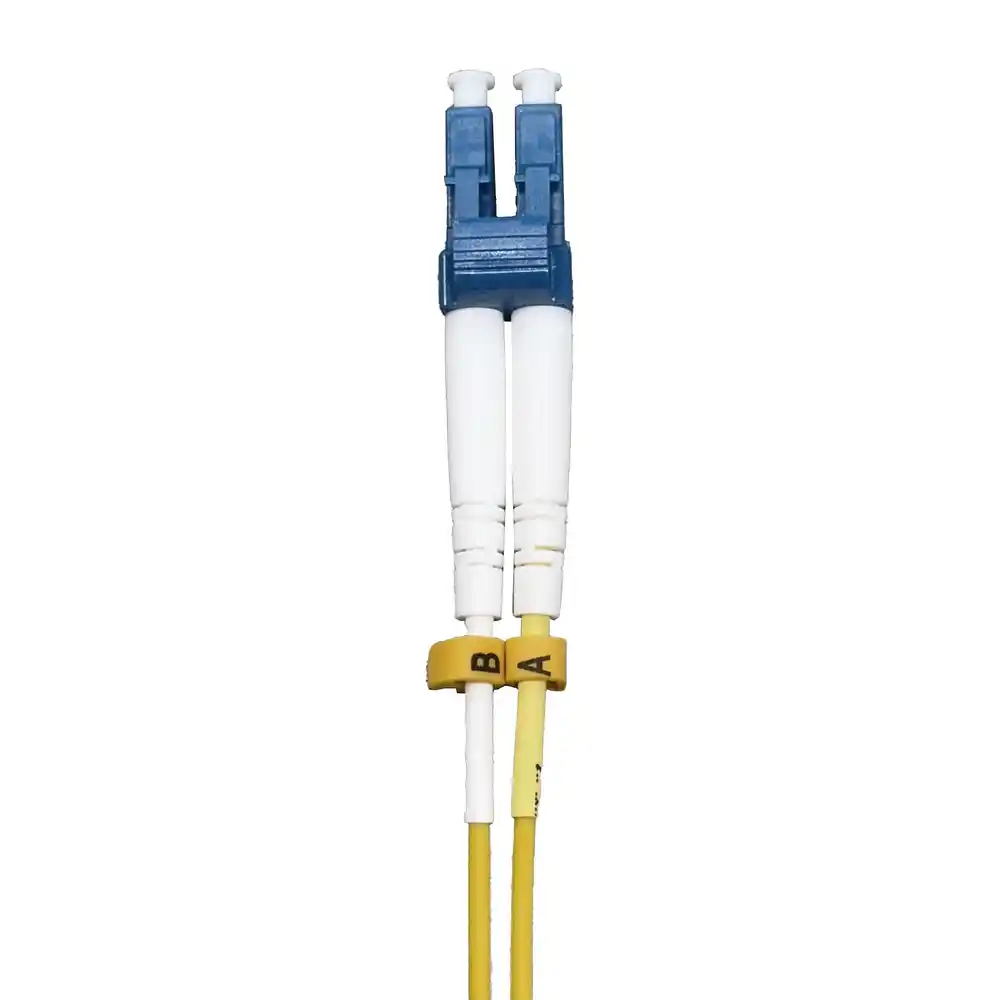 โซลูชัน Fiber Optic Cabling - Fiber Patch Cord สายแพทช์คอร์ดไฟเบอร์ออฟติกชนิดดูเพล็กซ์หัว LC-LC โหมดเดี่ยว (OS2) คุณภาพสูง