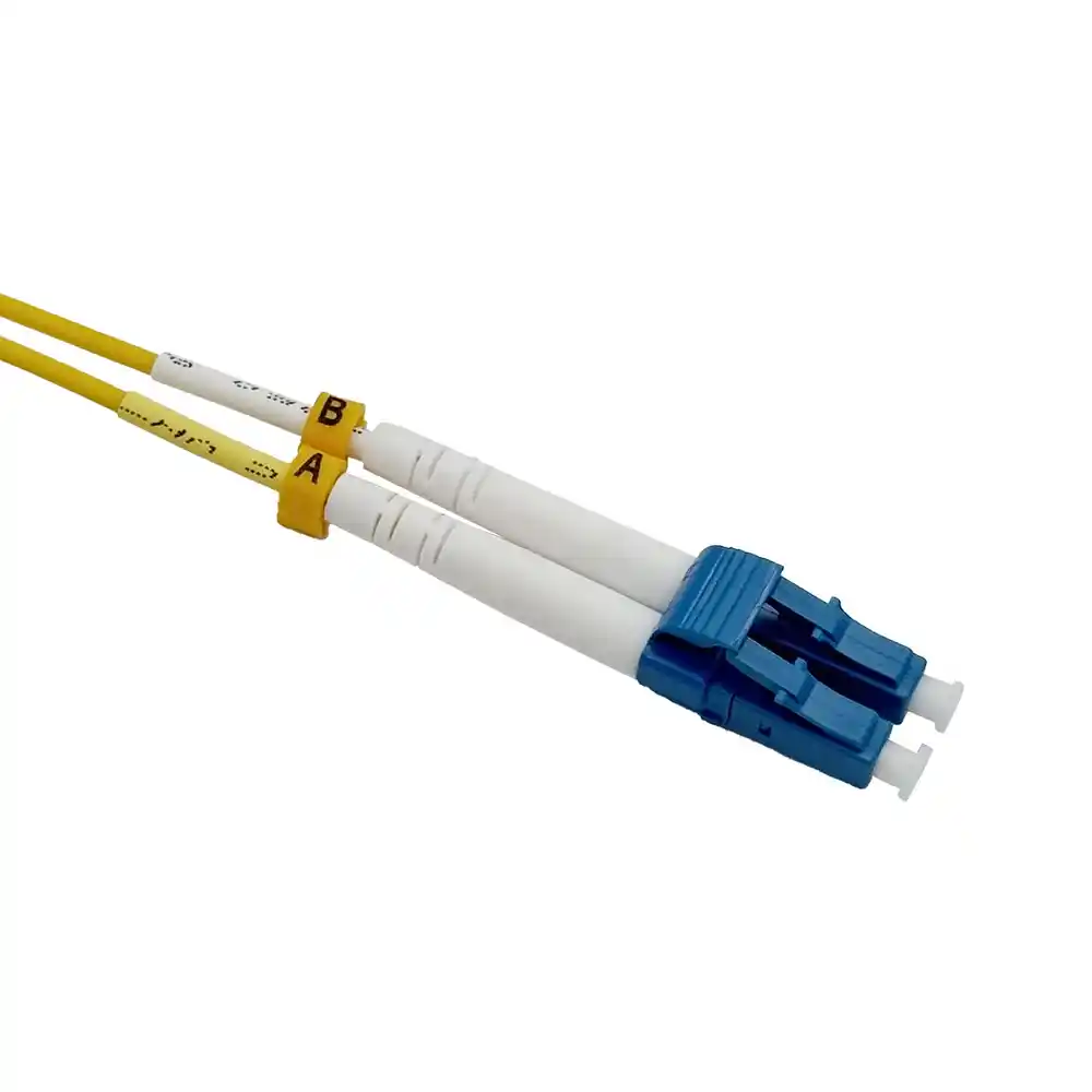 โซลูชัน Fiber Optic Cabling - Fiber Patch Cord สายแพทช์คอร์ด LC-LC ดูเพล็กซ์สำหรับเชื่อมต่อเน็ตเวิร์กความเร็วสูงในดาต้าเซ็นเตอร์