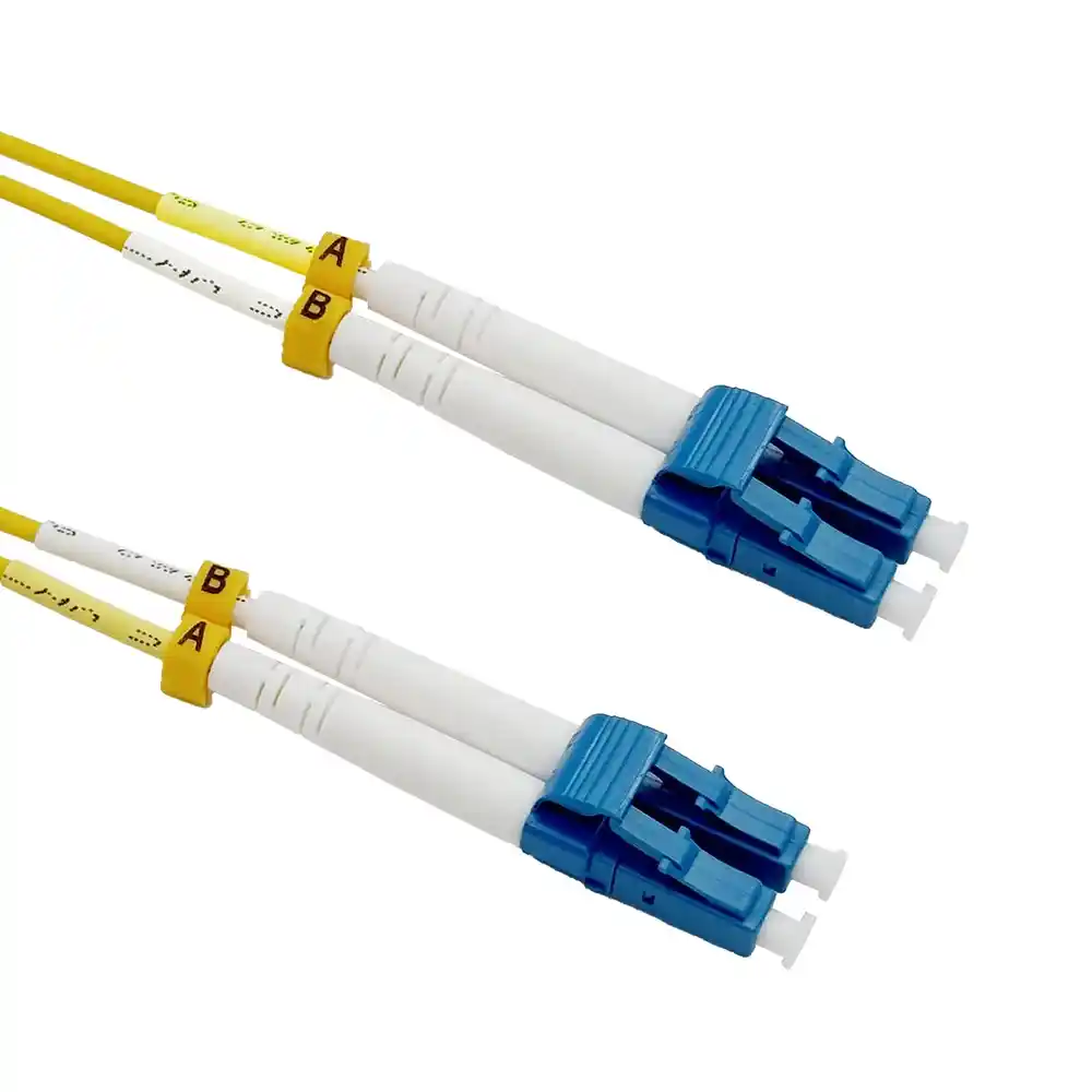 โซลูชัน Fiber Optic Cabling - Fiber Patch Cord สายแพทช์คอร์ด LC-LC Duplex Singlemode คุณภาพสูงสำหรับการเชื่อมต่อเครือข่าย
