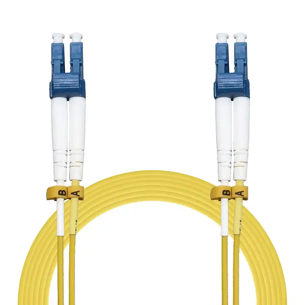 โซลูชัน Fiber Optic Cabling - Fiber Patch Cord สายแพทช์คอร์ดไฟเบอร์ออปติก LC-LC OS2 Single Mode คุณภาพสูง