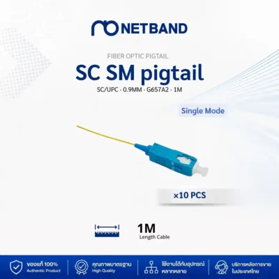โซลูชัน Fiber Optic Cabling - Fiber Patch Cord สายไฟเบอร์ออฟติกคุณภาพสูงหัวต่อ SC สำหรับการเชื่อมต่อเครือข่ายความเร็วสูง